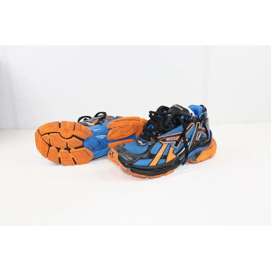 【送料込】BALENCIAGA★Basketball スニーカー Balenciaga Q:3 / Caged Mesh Runners Knicks Color Way in
