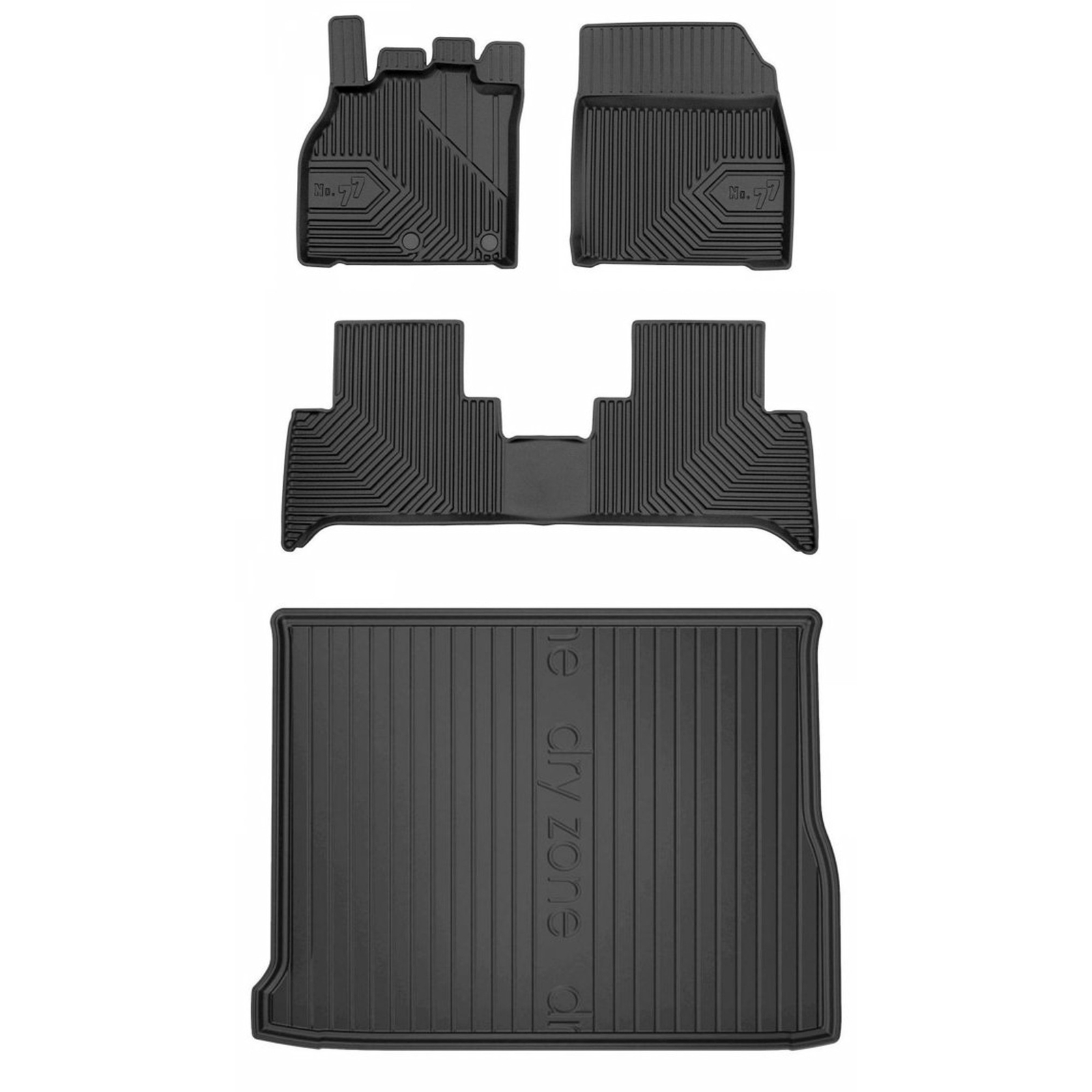 Tapis de sol et coffre pour Renault Scenic III anti-dérapant et étanche