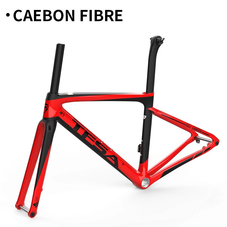 Carbon Fiber Road Bike Frame Set Internal Routing Disc Brake City Bicyele Frames