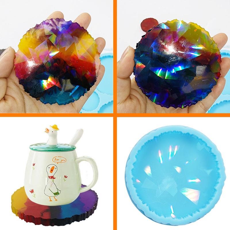 Epoxy Resin Coffee Placemat Mold Suitable for Home Decoration Table