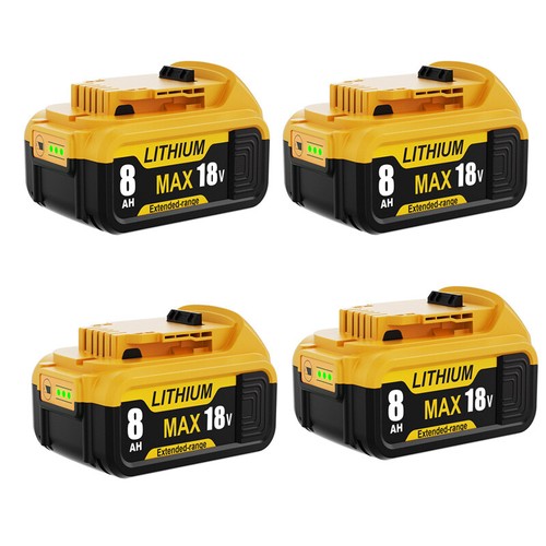 4X For DeWalt 18V Battery 8.0Ah 6.0Ah 9.0Ah XR slide Li-ion DCB184 DCB182 DCB183 - Picture 18 of 51