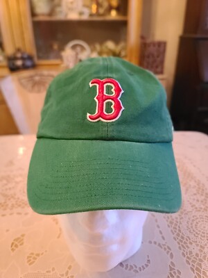 Boston Red Sox Hat 47 Brand Shamrock Fenway Park Coll Official MLB Baseball  Hat