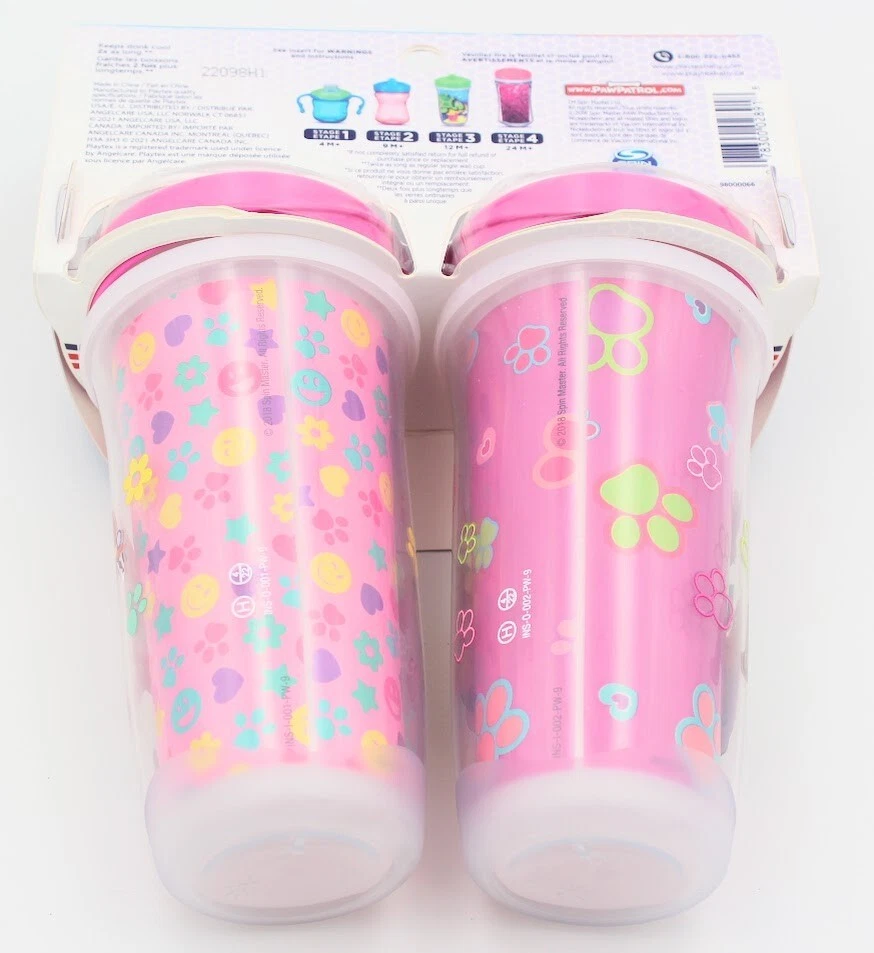 2 Pack PAW PATROL Playtex SIPSTERS, 100% Spill-Proof, BPA-Free, Sippy Cup - Image 3 of 3