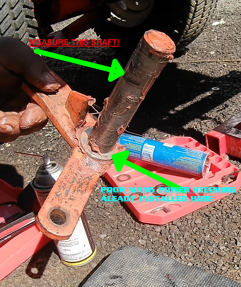 Poor Mans Power Steering 3/4" Kit Fits MANY Brands Garden Tractors