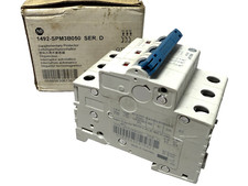 Allen Bradley 1492-SPM3B050 Miniature Circuit Breaker, 3-Pole, 5A, Trip Curve B
