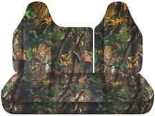 Truck Seat Covers Fits 1997 To 1998 Ford F150 40-60 Top Solid Bottom Camouflage