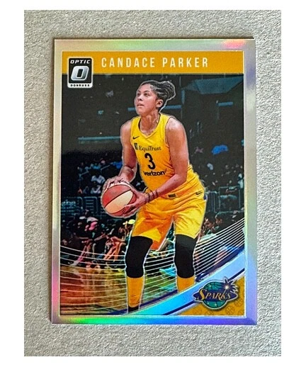 2019 Panini Donruss WNBA (#80) CANDACE PARKER (Sparks Aces) Optic Prizm Holo