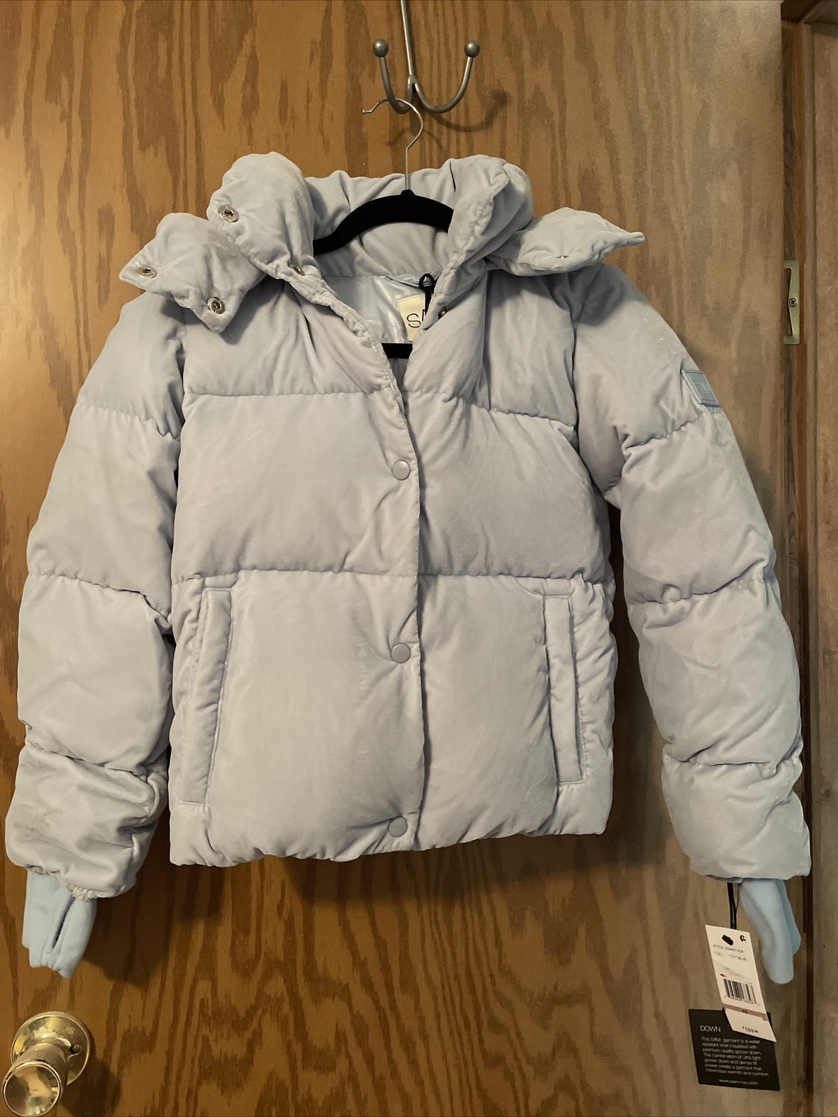 Sam New York Sydney Light Blue Winter Jacket New 12 Down Ebay