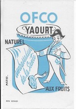BUVARD NEUF  OFCO YAOURT