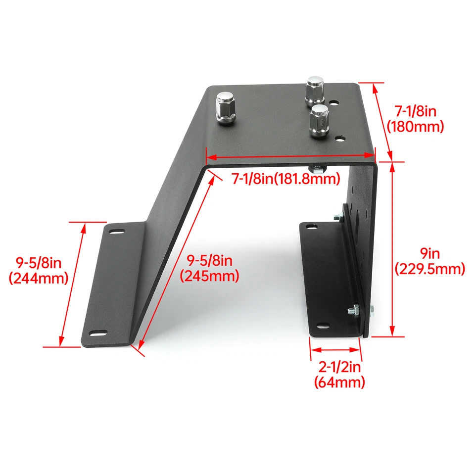 Heavy Duty Spare Tire Carrier Mount For Jeep Wrangler YJ 87-95 TJ 97-06 LJ 04-06 Foto 2 de 4