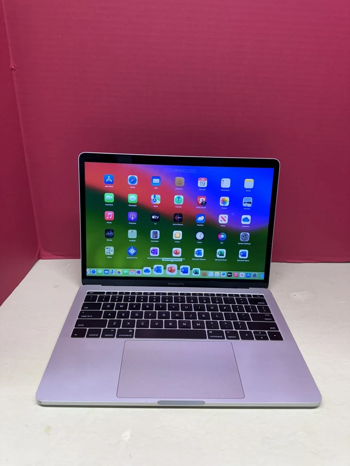 Apple MacBook Pro 13.3" Silver 2016 i5-2.0GHz-8GBRAN-256GBSSD macOS Sonoma 2024 - Image 2 of 4