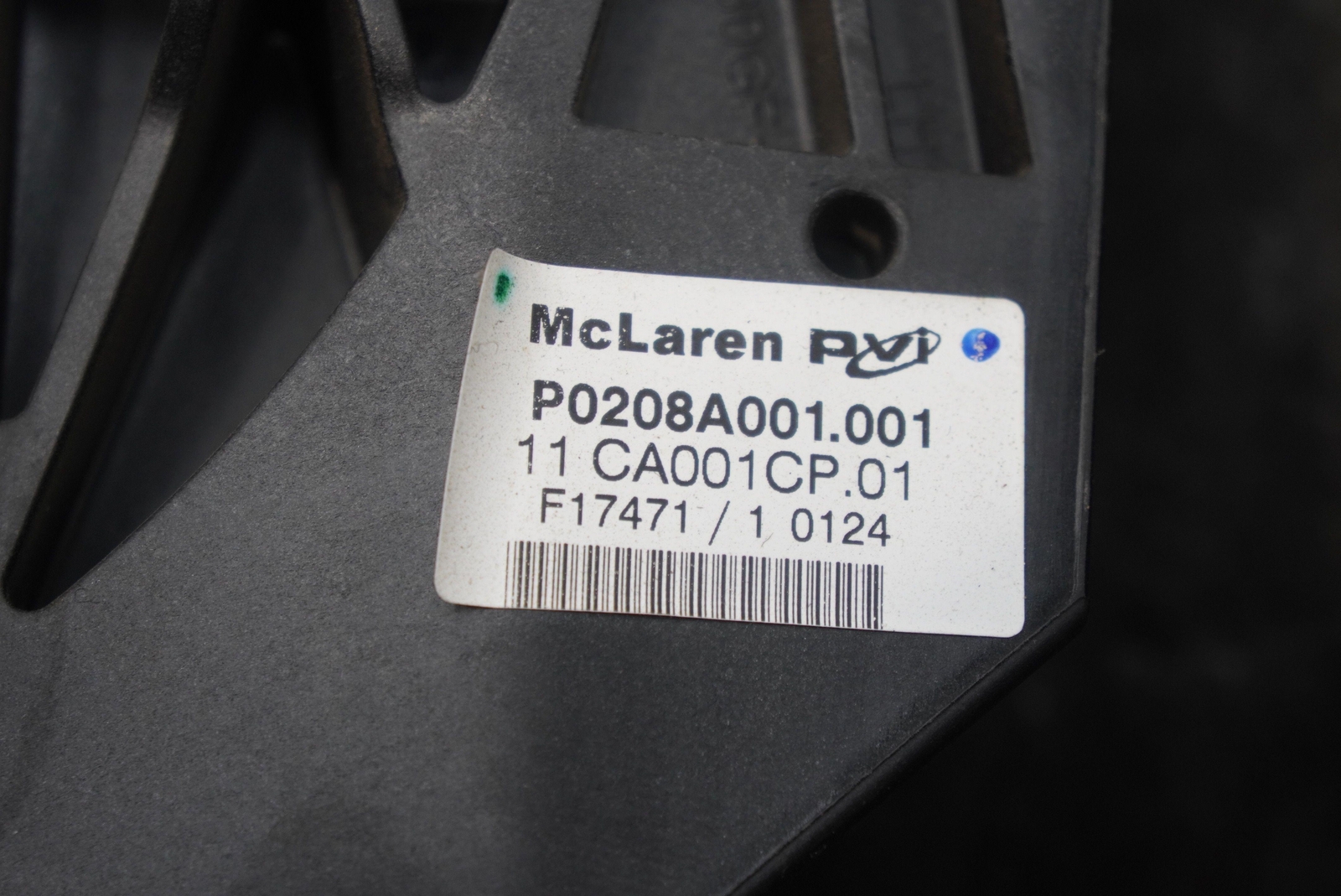 Brake Pedal Bracket Assembly 11CA001CP OEM McLaren 570S 2018