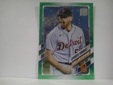 2021 Topps Update Season Highlight Green Foil /499 Spencer Turnbull #US163
