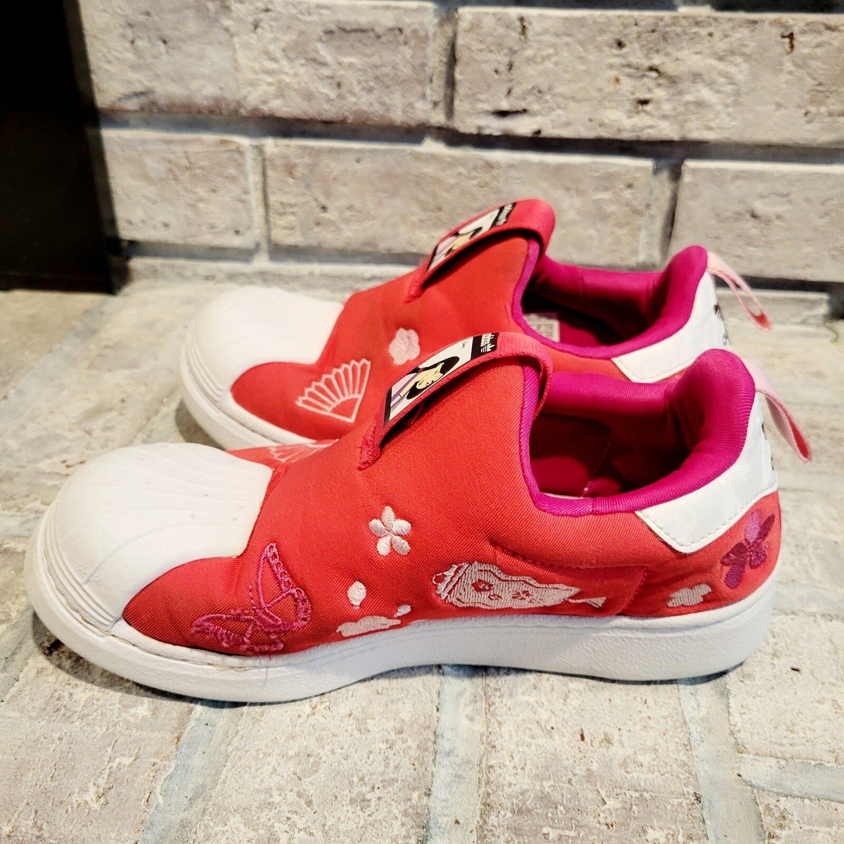 Adidas X Disney Mulan Originals Superstar 360 C Red Sneakers