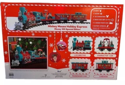 Disney 100 Special Edition Mickey Mouse Holiday Express 36 Piece