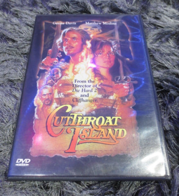Cutthroat Island DVD 1995 Geena Davis Matthew Modine Pirate Movie Artisan