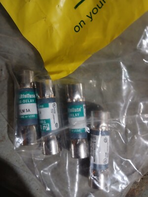 4 Littelfuse FLM-5 FLM5 5A 5 Amp 250VAC TIME-DELAY FUSE Cefcon
