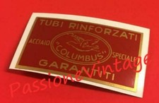 Columbus tubi rinforzati decalcomanie/stickers/adesivi