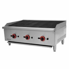 Gas Holzkohlegrill 900 cm / Flammengrill / Char Broiler / Neu / lPG oder Nat Gas NEU