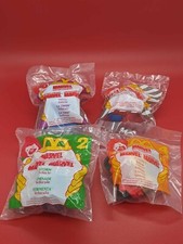 Lot Of 4 Vintage 1996 McDonald's Marvel Super Heroes Happy Meal Toy Xmen