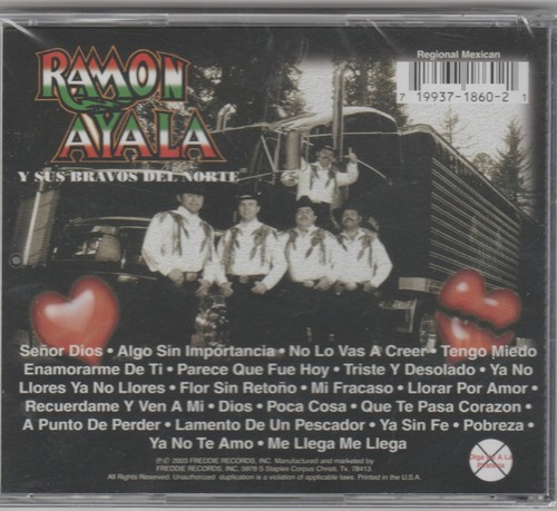 *Ramon Ayala y Bravos del Norte- "20 Boleros" *Tejano CD SEALED! {M106-1} - Imagen 2 de 2