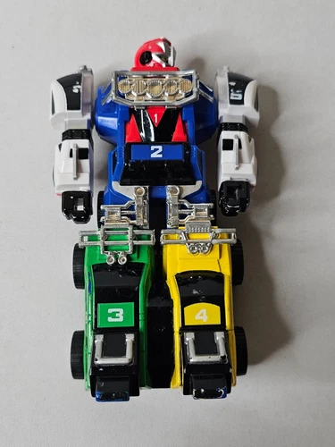 POWER RANGERS Die-Cast Turbo Megazord - 5" Figure Vintage Bandai 1997