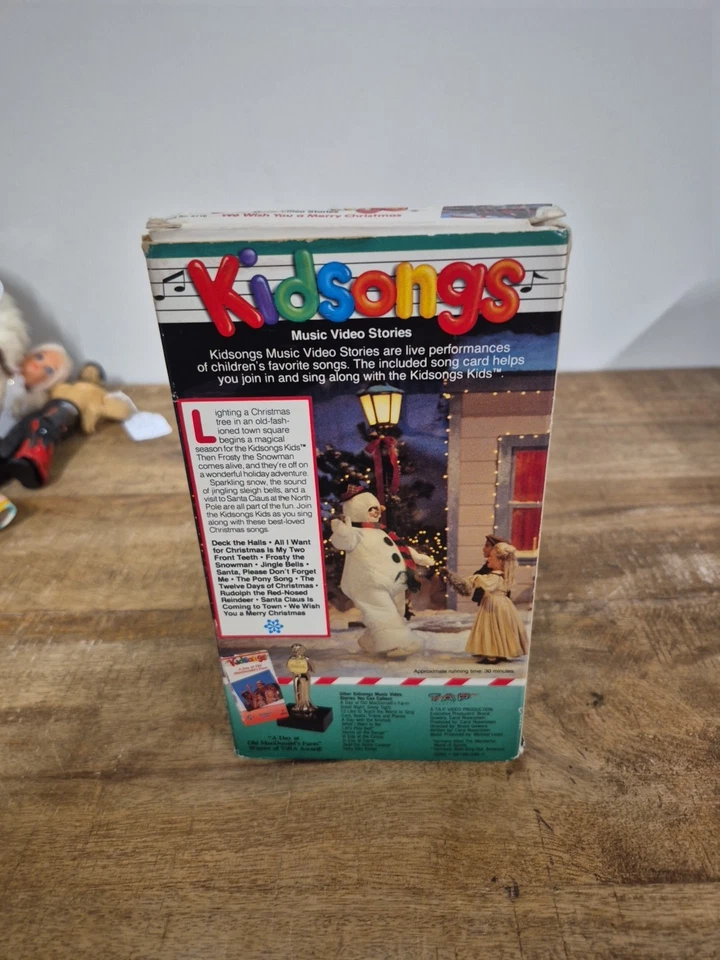 Kidsongs: We Wish You a Merry Christmas VHS 1992-Rare Vintage. Foto 3 de 4