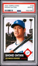 2024 TOPPS LIVING #729 SHOHEI OHTANI PSA 10