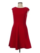 Chaps Women Red Cocktail Dress 6