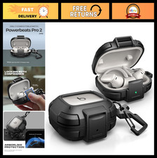 "Shockproof Rugged Case for Powerbeats Pro 2 - Drop-Proof Bumper Cover with Cara