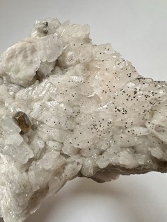 Pyrite Sur Quartz Calcite Baryte Minéraux Collection