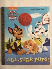 Vintage A Little Golden Book Paw Patrol All-Star Pups 2016 4686