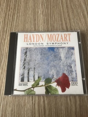 CD J. HAYDN MOZART LONDON SYMPHONY THE PHILOSOPHER HAYDN QUARTETT IN C-DUR SELTEN