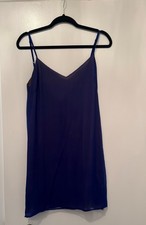 Vera Wang collection Royal Blue Sheer Layered 2 piece Dress Size 10