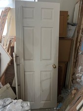 5 wooden period internal doors