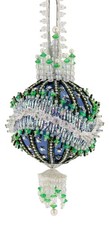 The Cracker Box Inc DIY Christmas Ornament Kit Moonlight on the Med French Blue