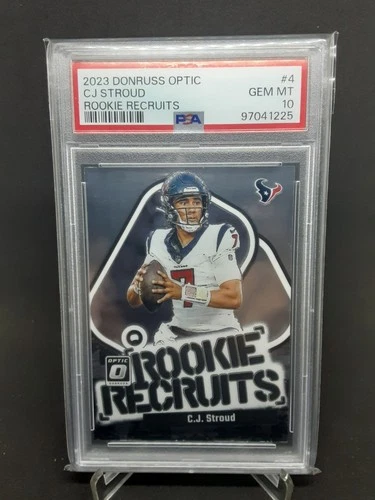 2023 Donruss Optic Rookie Recruits #4 CJ Stroud PSA 10 Gem Mint Rookie Card
