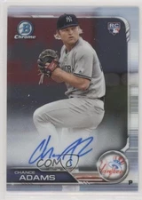 2019 Bowman Chrome Rookie Auto Chance Adams #CRA-CA Auto RC