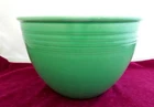 Vintage Fiesta Ware Mixing Bowl #7 Original Green With Bottom Rings