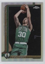 2025-26 Topps Chrome Refractor Sam Hauser #14 11nu