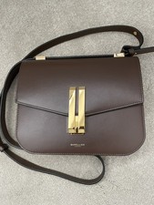 Demellier Vancouver Bag Mocha Brown Leather With Gold Hardware