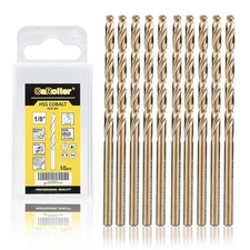 29 Piece HSS Drill Bit Set Heavy Duty Metal Wood Tools 135 Degree Point New