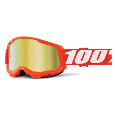 100% Strata 2 Goggle - Mirror Lens orange 