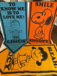 Peanuts Felt Banners | eBay