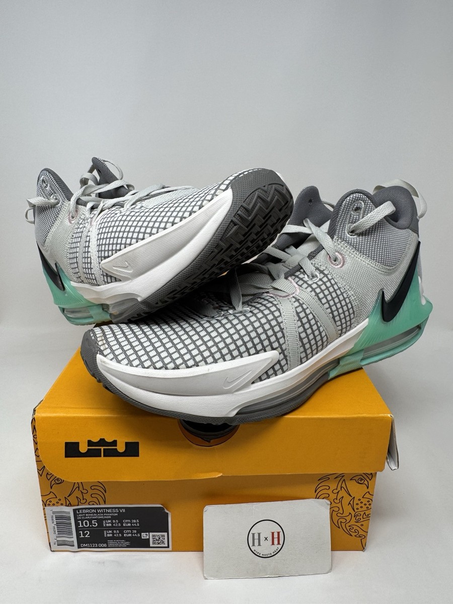 Nike Lebron Witness 7 Flat Pewter Mint 2023 Size 10.5  display picture 1