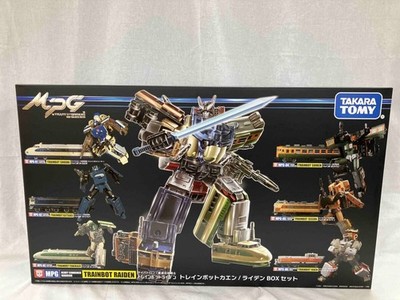 Transformers Masterpiece Trainbot Kaen Raiden MPG-01 bis 06 Box Set Takara Tomy