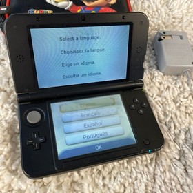 Nintendo 3DS XL Mario & Luigi Dream Team Silver Handheld SPR-001 Tested