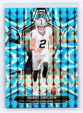 2024 Panini Mosaic #119 Daniel Carlson Mosaic Reactive Blue