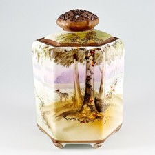 Japan Biscuit Jar In Vintage Collectible Cookie Jars Pre-1970 for