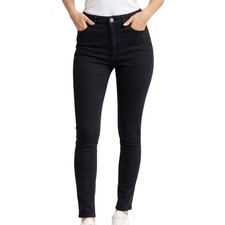 American Eagle Women Black High Rise Skinny Stretch Jeans Size 8 Regular